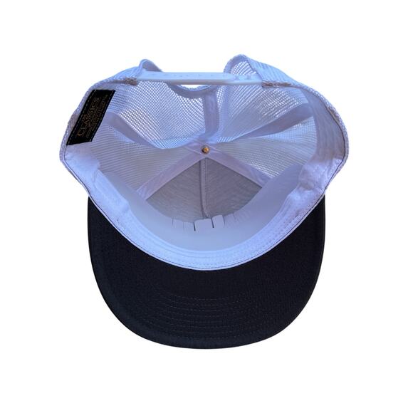 Chevrolet Snap Back Hat BowTie Logo Flat Bill Yupoong 5 Panel Trucker Mesh Cap - Picture 3 of 4